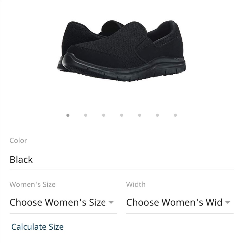 Sketchers non slip work shoes